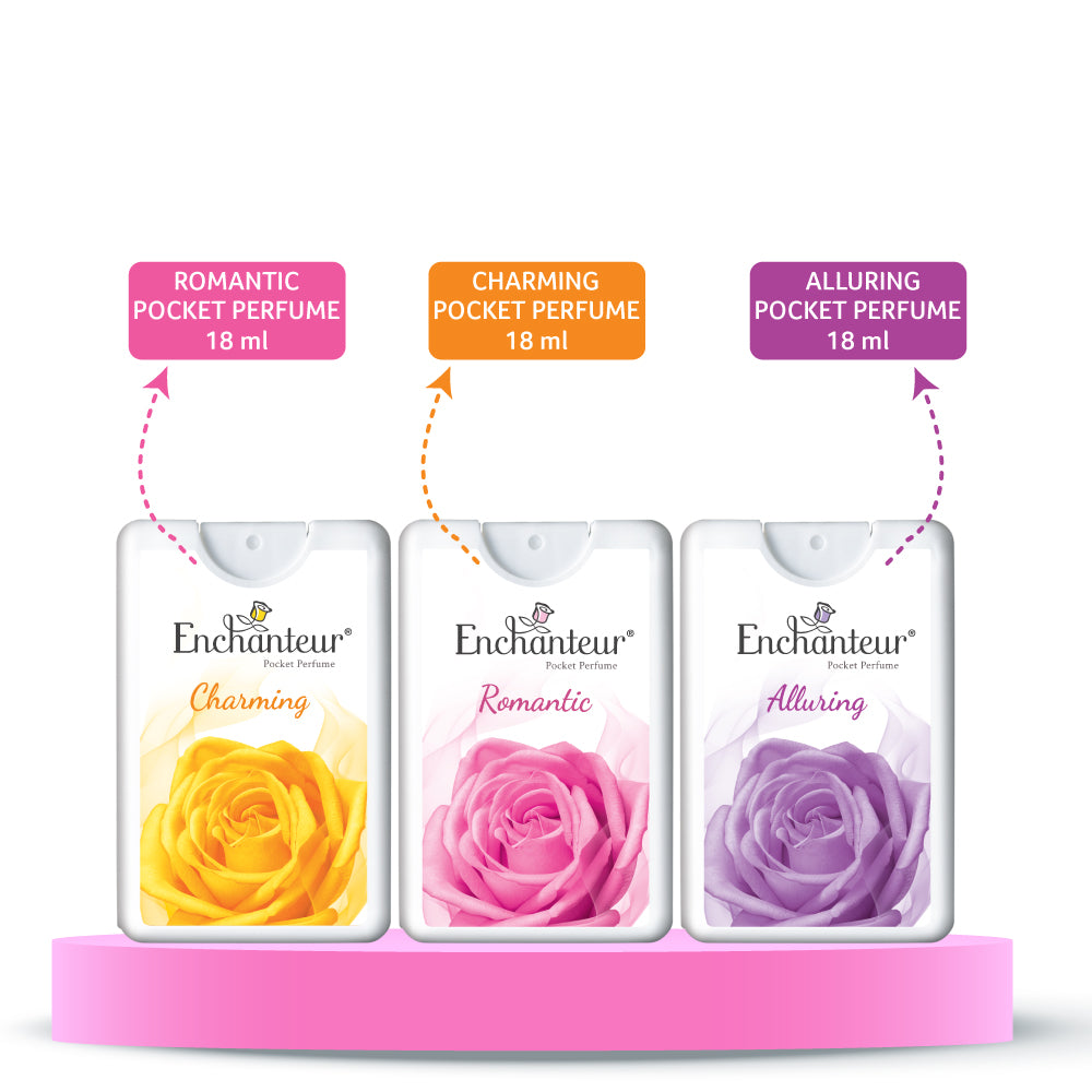 Enchanteur Pocket Perfumes, (Pack of 3)