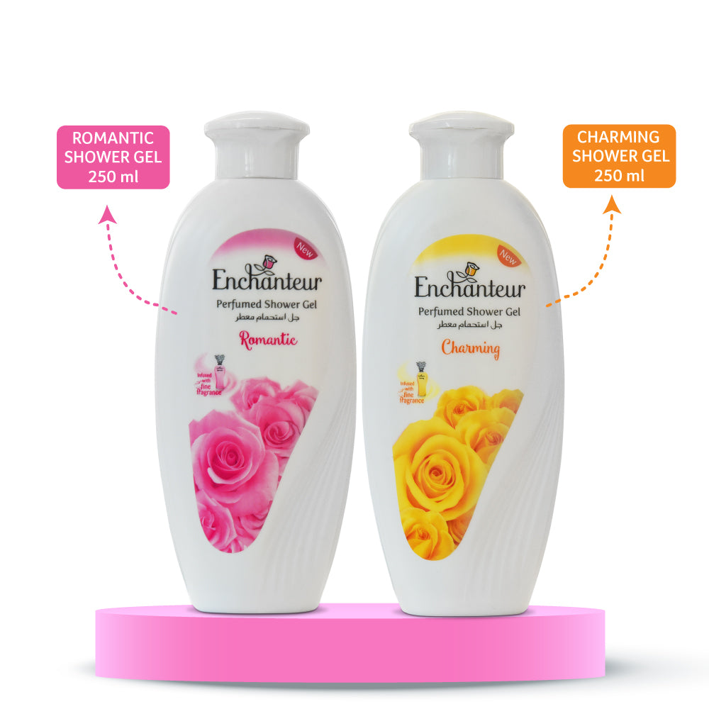 Enchanteur Romantic and Charming Shower gel, 250ml each