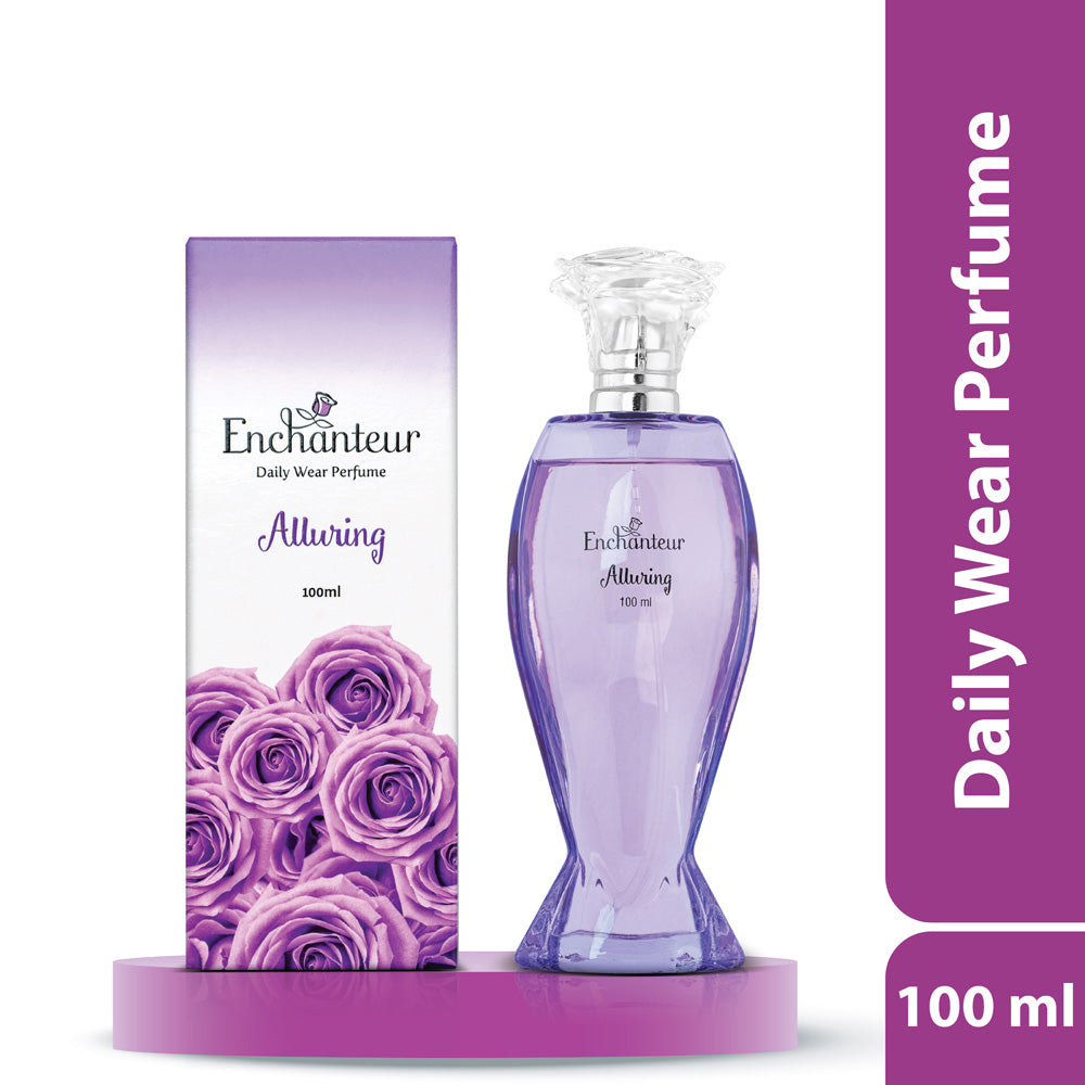 Enchanteur Alluring Daily wear Perfume for Women, 100ml