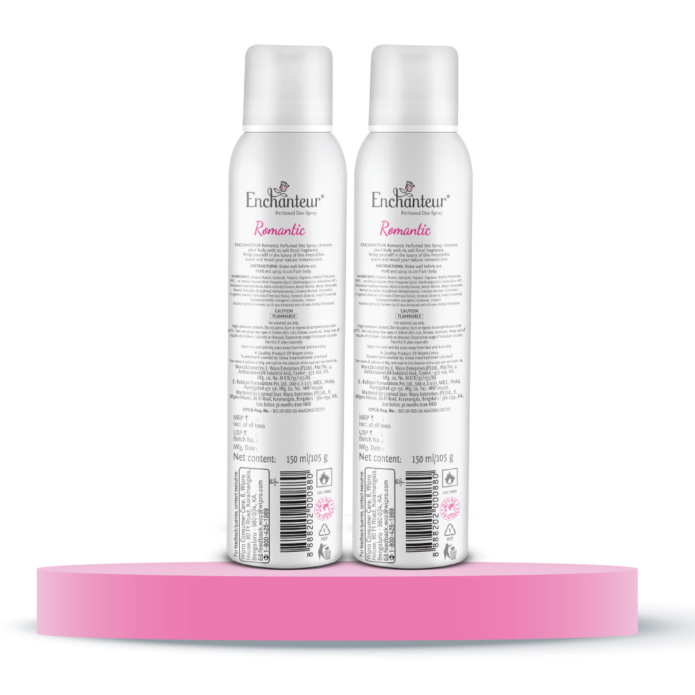 Enchanteur Romantic Deo (Pack of 2)
