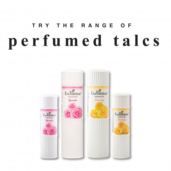 Different Range of Enchanteur Perfumed Talcum Powder 125gms