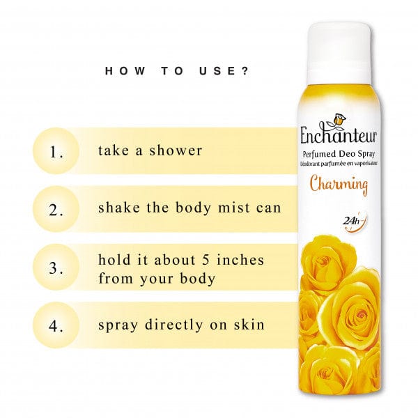 Enchanteur Charming Perfumed Deo Spray