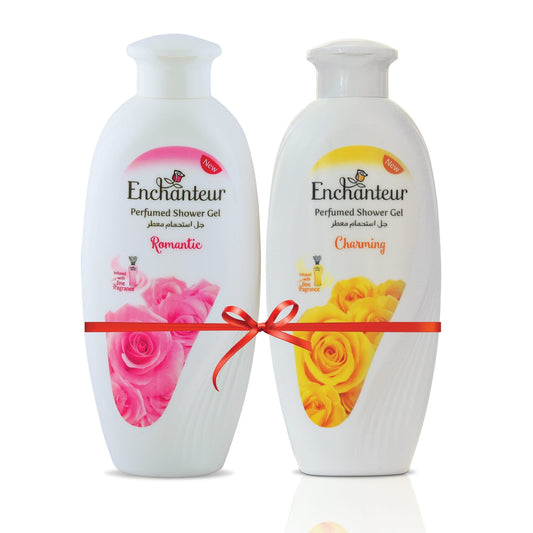 Enchanteur Romantic and Charming Shower gel, 250ml each By Enchanteur