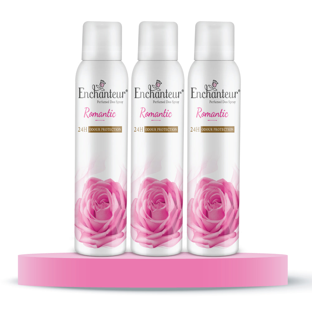 Enchanteur Romantic Deo (Pack of 3)