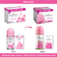 Enchanteur Perfumed Romantic Bathing Bar 75gms Pack of 3+1 & Romantic Roll-On Deodorant 50ml & Romantic Pocket Perfume, 18ml (Pack of 3)