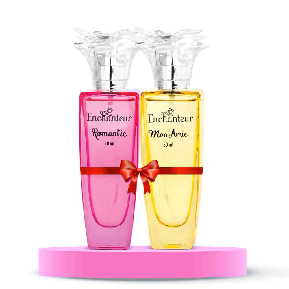Enchanteur Romantic Daily wear Perfume for Women & Mon Amie Daily wear Perfume for Women 50 ml Each