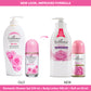 Enchanteur Romantic Shower gel 250gms & Romantic Hand and Body Lotion 500ml & Romantic Roll-On Deodorant 50ml