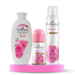 Enchanteur Romantic Shower gel 250gms & Romantic Hand and Body Lotion 500ml & Romantic Roll-On Deodorant 50ml