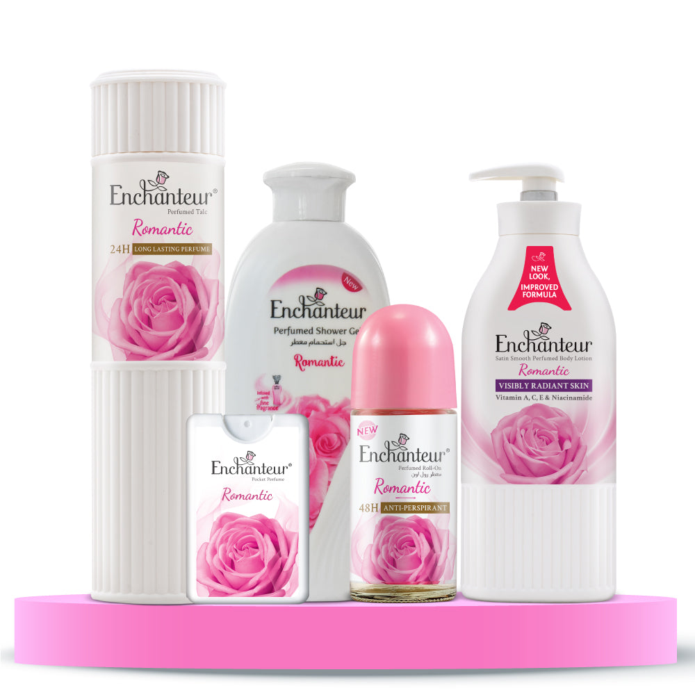 Enchanteur Romantic all day fragrance combo