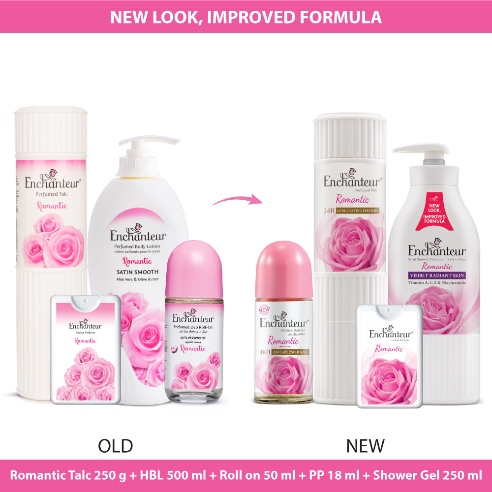 Enchanteur Romantic all day fragrance combo