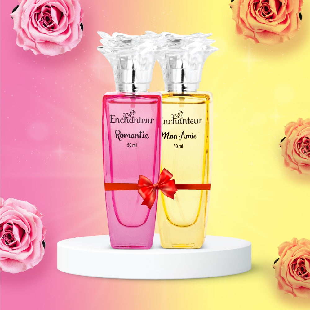 Enchanteur Romantic Daily wear Perfume for Women & Mon Amie Daily wear Perfume for Women 50 ml Each