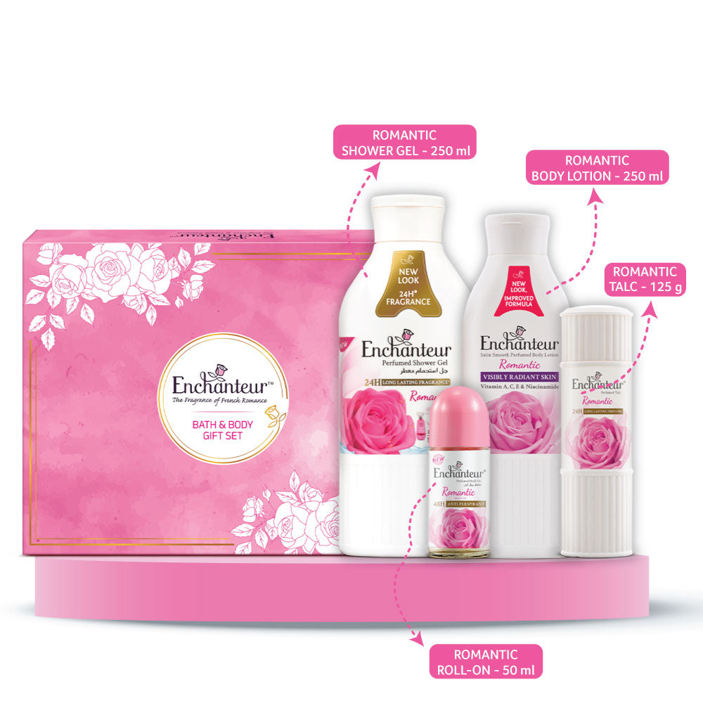 Enchanteur Romantic Bath and Body Gift Set