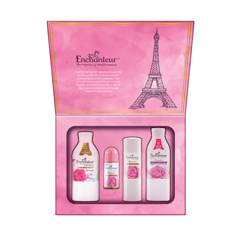 Enchanteur Romantic Bath and Body Gift Set