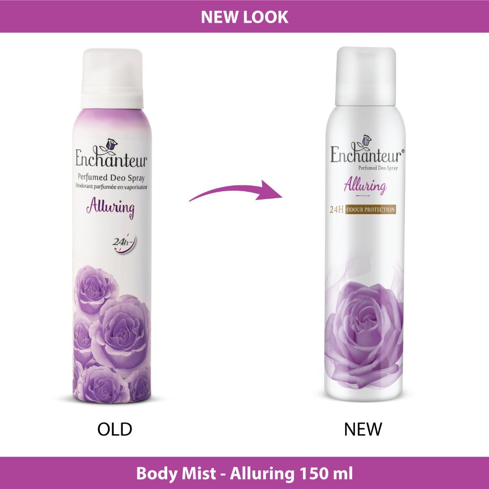 Enchanteur Alluring Perfumed Body Talc 125gms & Alluring Perfumed Deo Spray 150ml