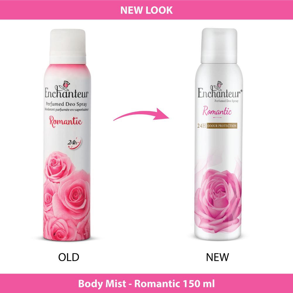 Enchanteur Romantic and Alluring Perfumed Deo Spray, 150ml each