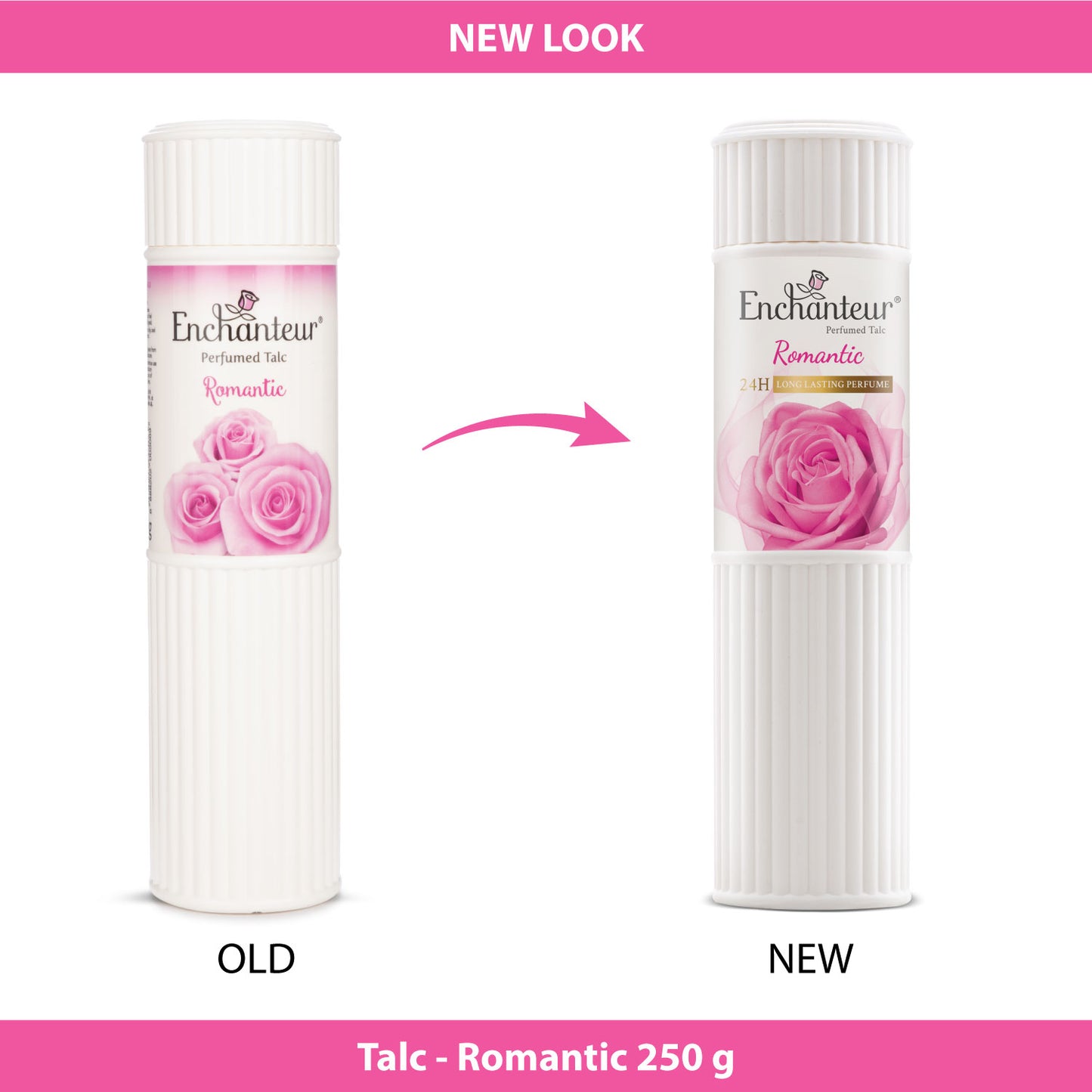 Enchanteur Romantic Shower gel 250gms, Romantic Talc 250gms & Romantic Roll-On Deodorant, 50ml