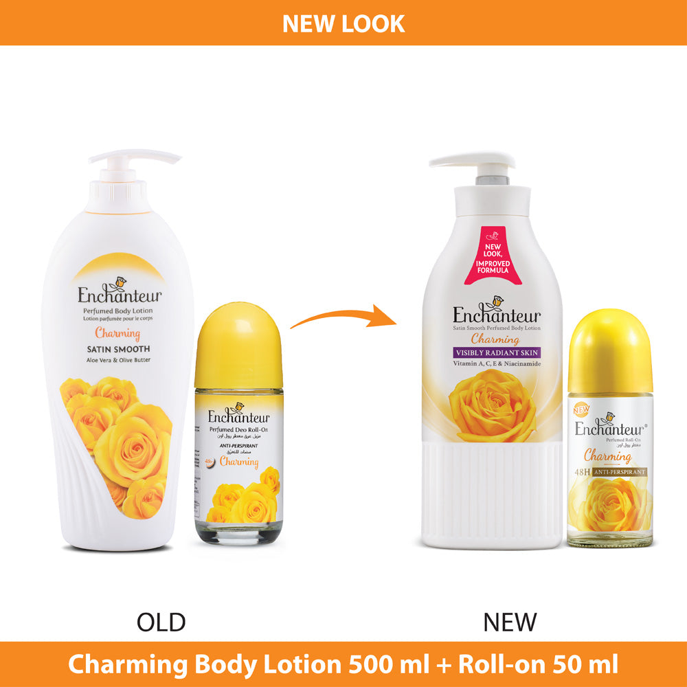Enchanteur Charming Lotion + Rollon Combo