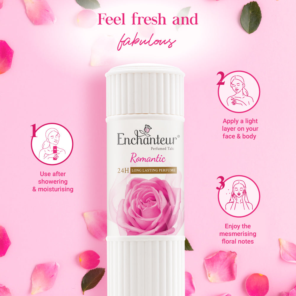 Enchanteur Romantic Perfumed Talc