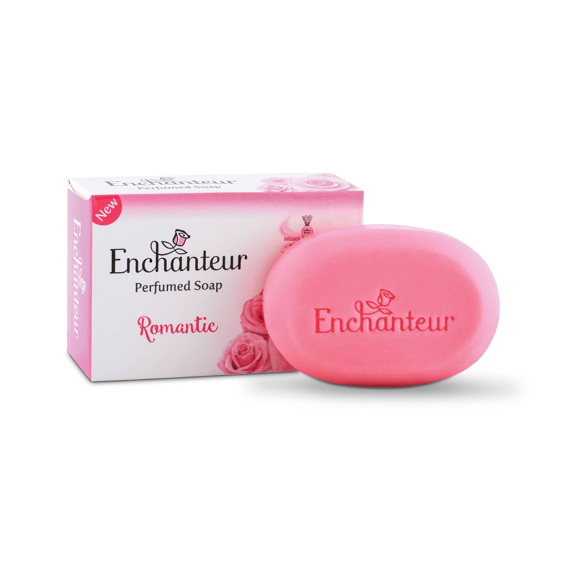 Enchanteur Perfumed Romantic Soap, Pack of 3+1 By Enchanteur