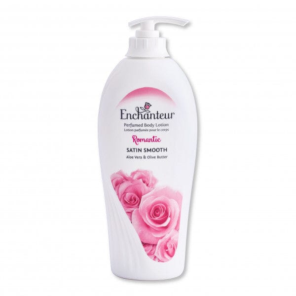 Enchanteur Romantic Perfumed Satin Smooth Body Lotion With Aloe Vera And Olive Butter 500 ml