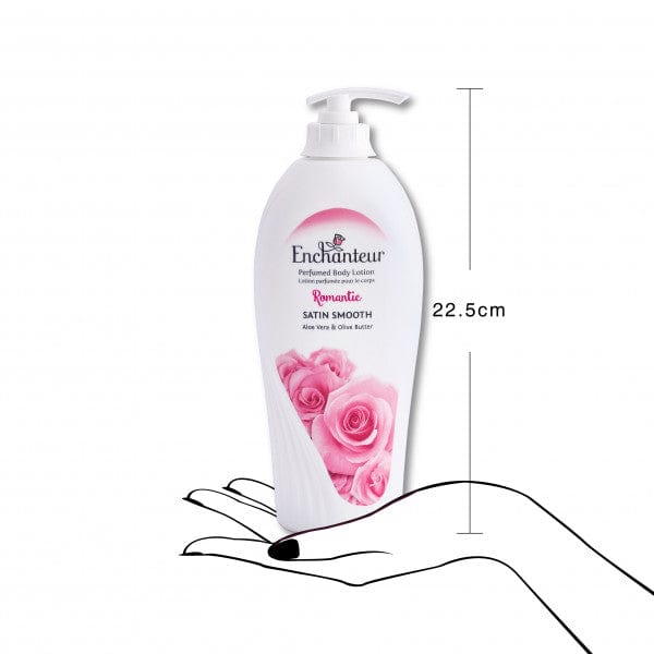 Easy to Handle Enchanteur Romantic Perfumed Satin Smooth Body Lotion 500 ml