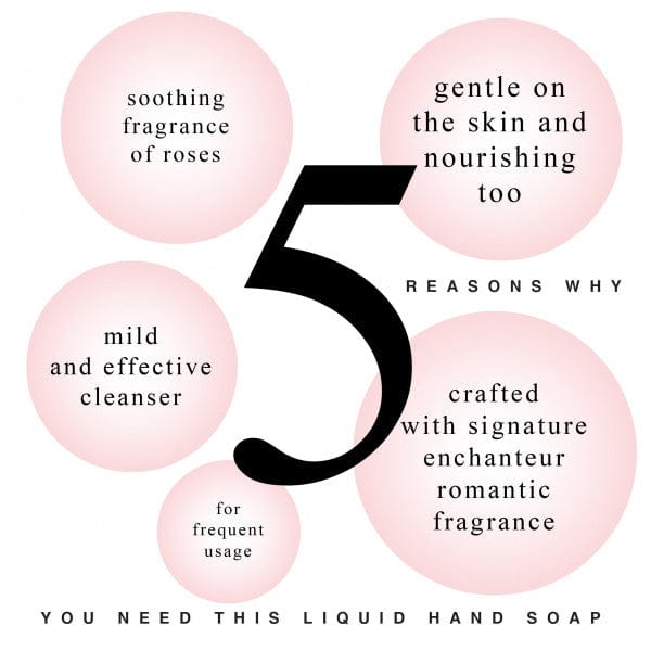 5 Reasons to Buy Enchanteur Romantic Perfumed Liquid Hand Wash Soap