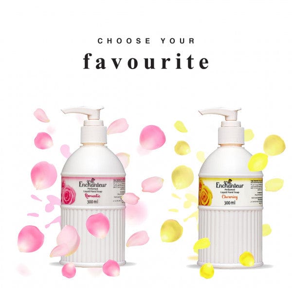 Different Range of Enchanteur Perfumed Liquid Hand Wash Soap