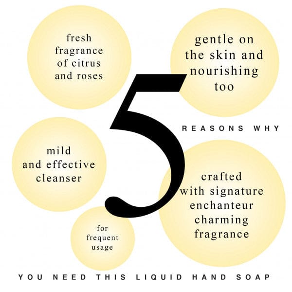 5 Reasons to Buy Enchanteur Charming Perfumed Hand Wash Soap