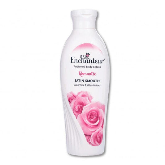 Enchanteur Romantic Perfumed Satin Smooth Body Lotion With Aloe Vera And Olive Butter